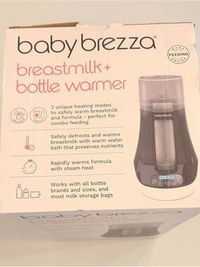 Baby Brezza Breastmilk + Bottle Warmer in Black and White